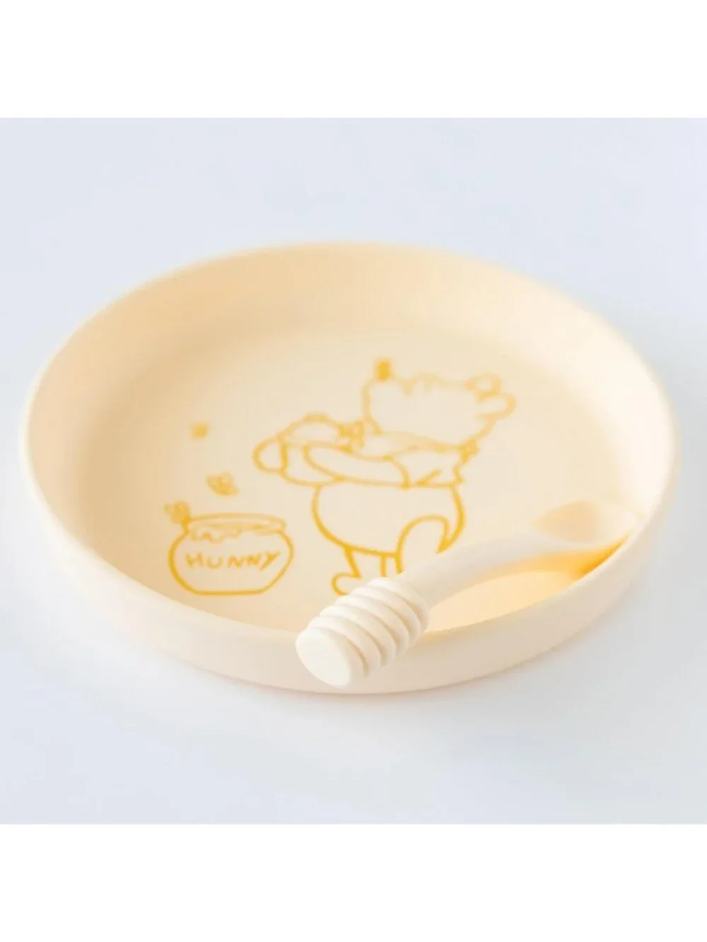 Silicone Baby Plate & Spoon Set for Toddlers, Microwave Safe, Baby Led Weaning